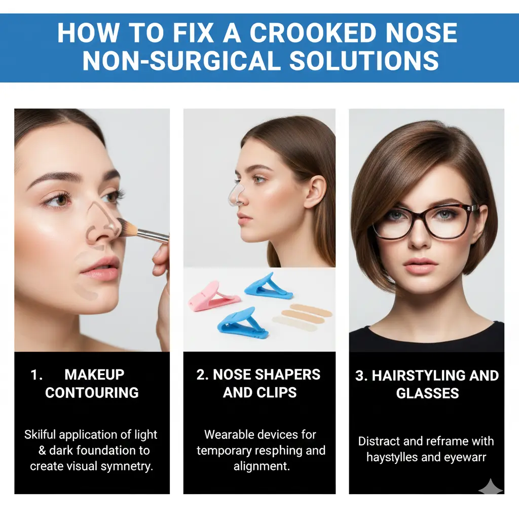 How to Fix a Crooked Nose with Non-Surgical Solutions