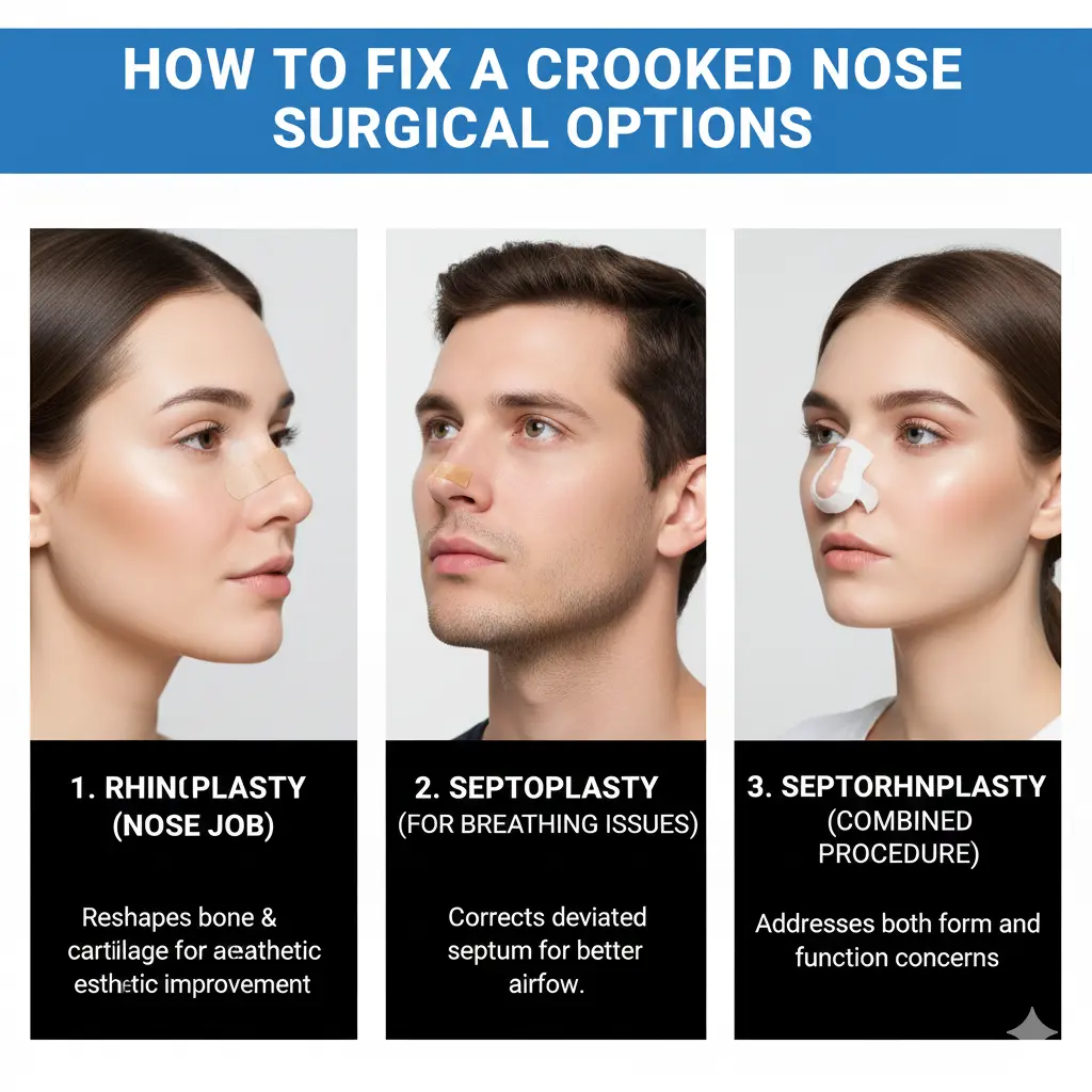 How to Fix a Crooked Nose with Non-Surgical Solutions