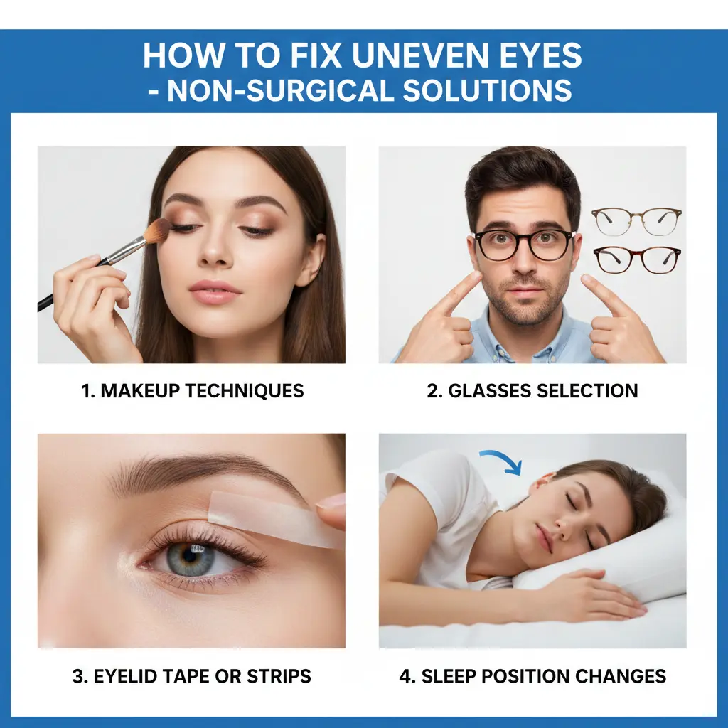 How to Fix Uneven Eyes