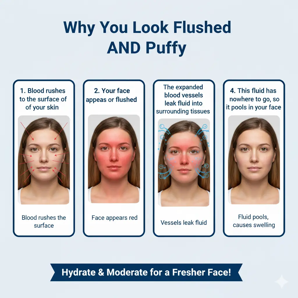 Why You Look Flushed AND Puffy