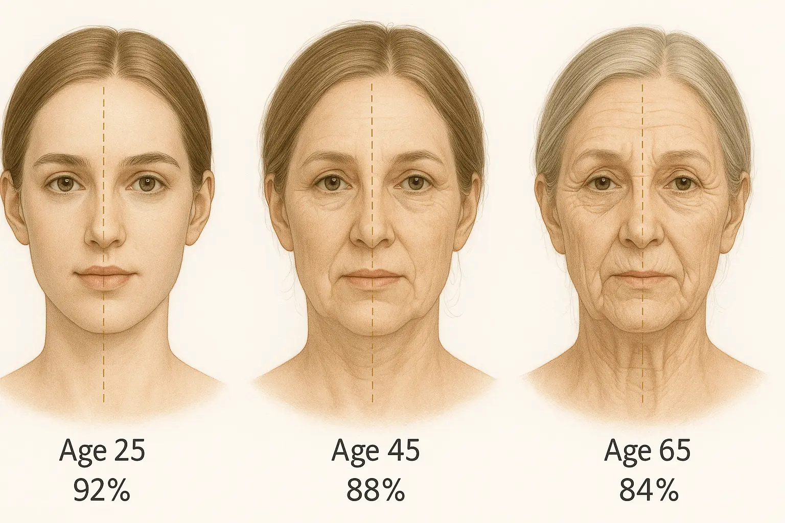How Aging Affects Facial Symmetry
