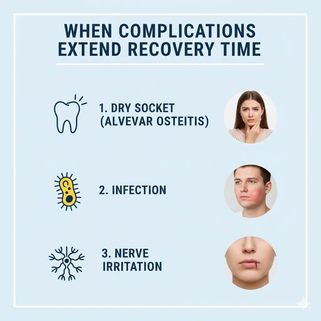 When Complications Extend Recovery Time